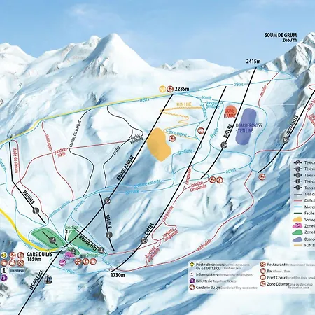 4 Personnes 100m Du Telecabine 아파트